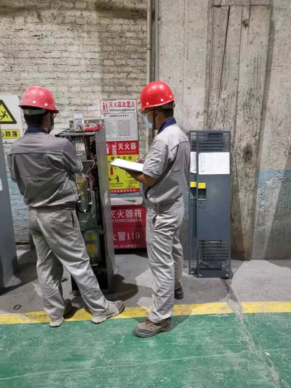 陕西有色集团金堆城钼业有限公司 变频器现场维护保养