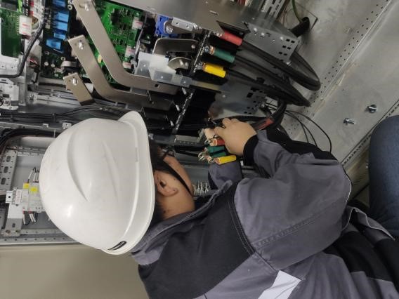 On site technical support for Danfoss inverter of Xingping Domestic Incineration Power Plant